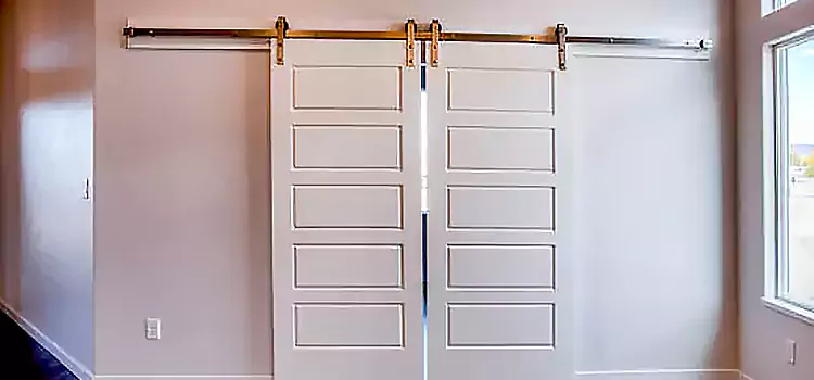 Glass Barn Door with Installation Hardware Kit Rockville